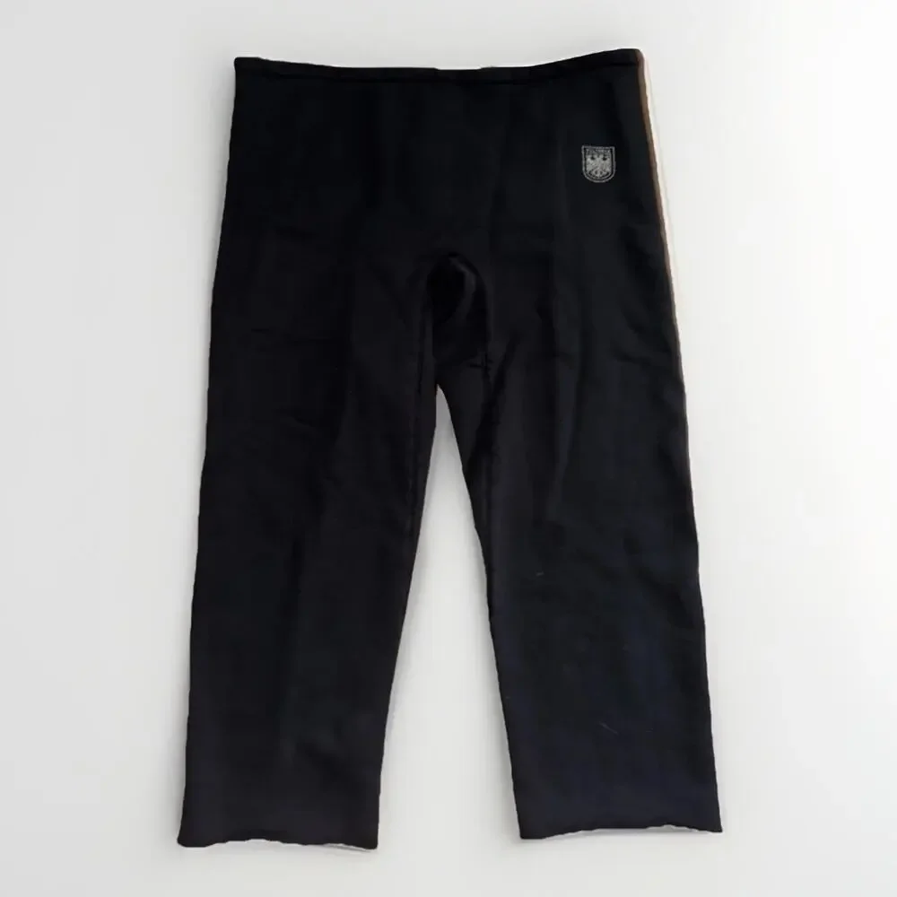 Yeezy Vultures Wide Leg Sweatpants Black 46x30 Cropped Size 3 XXL/XL